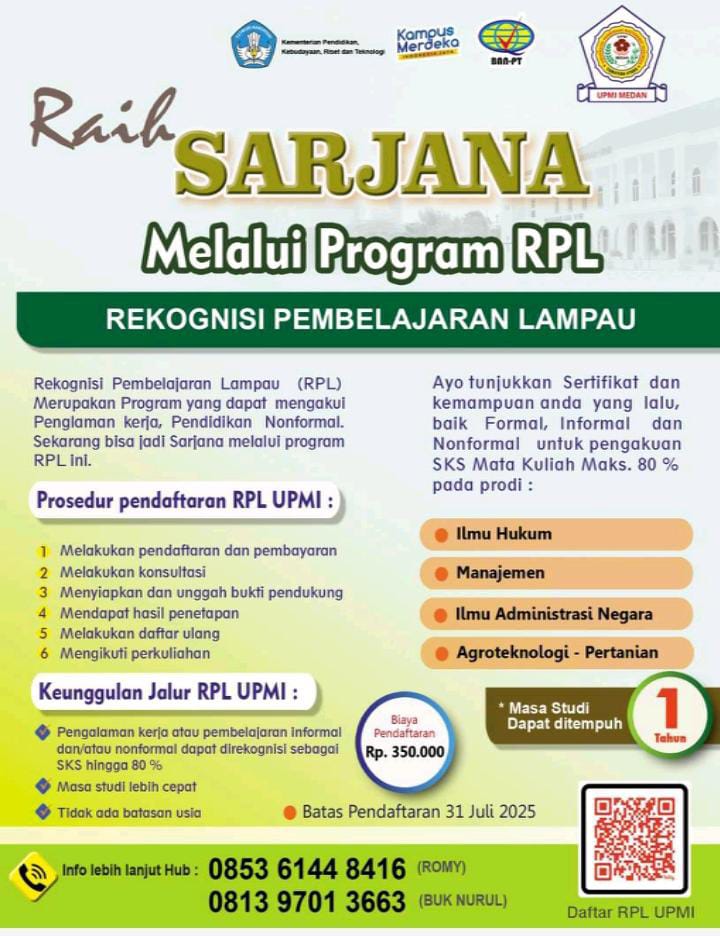 Brosur Program RPL UPMI Medan